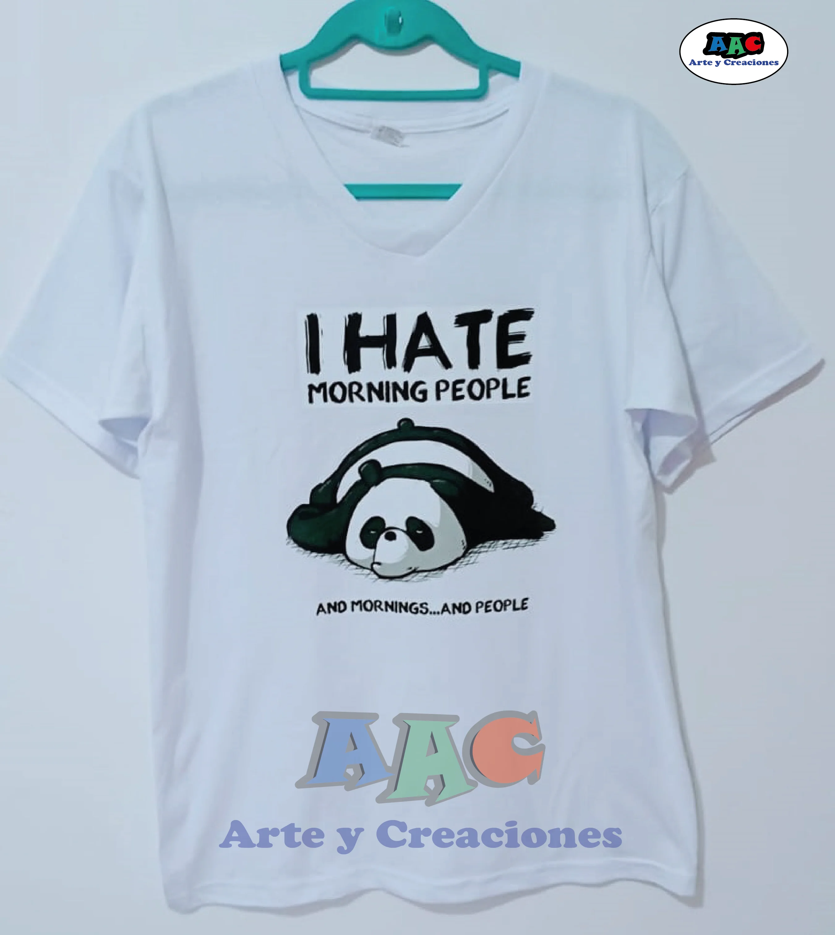 Camiseta personalizada con frases en ingles